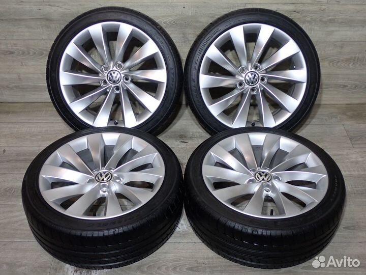 Комплект оригинальных колес R18 VW Passat