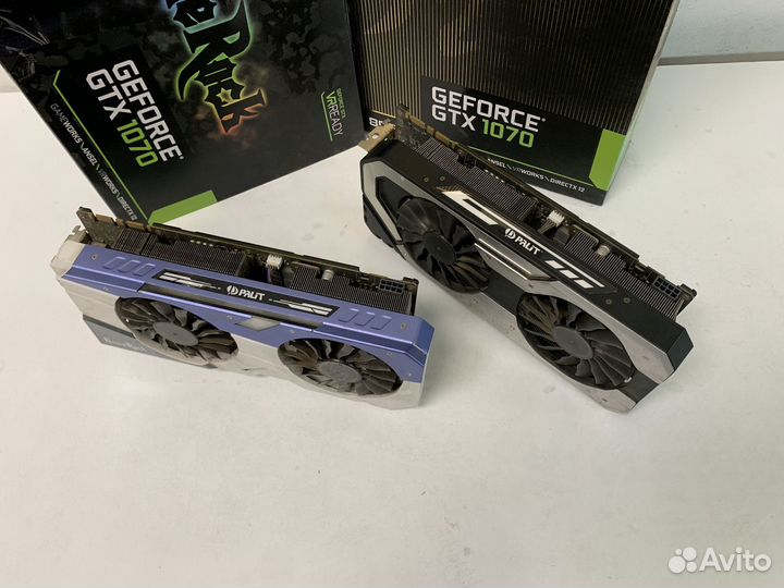 Видеокарты GTX 1070 и GTX 1070 TI 8GB
