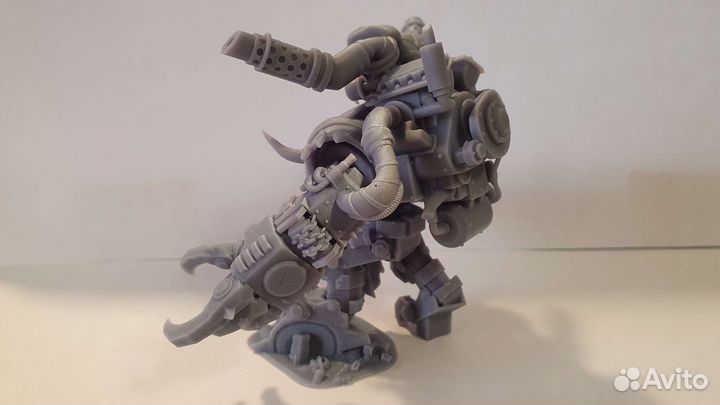 Warhammer 40k ork warboss миниатюра Варбосс