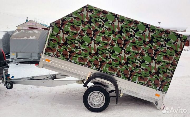 Прицеп оцинкованный 2.7х1.4 с тентом 