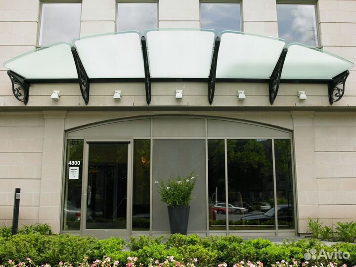 Козырьки на вантах