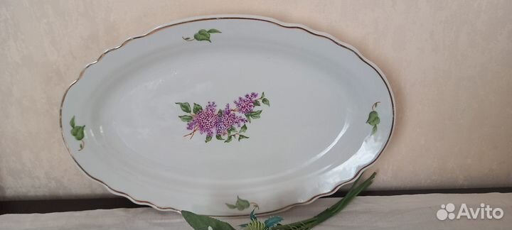 Блюда Сирень Дулево зик Чайка гдр СССР 7шт