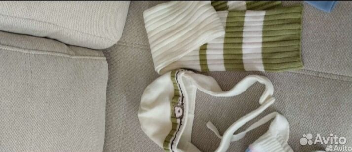 Шапка+шарф весна-осень шапки хлопок на мальчика