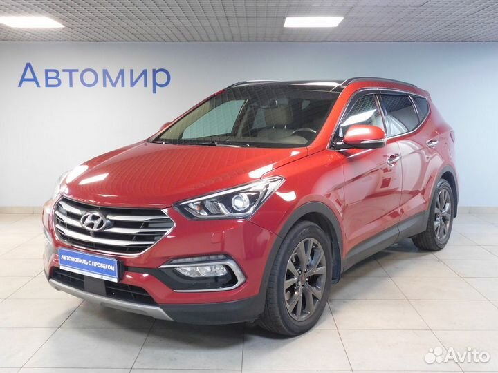 Hyundai Santa Fe 2.2 AT, 2016, 85 143 км