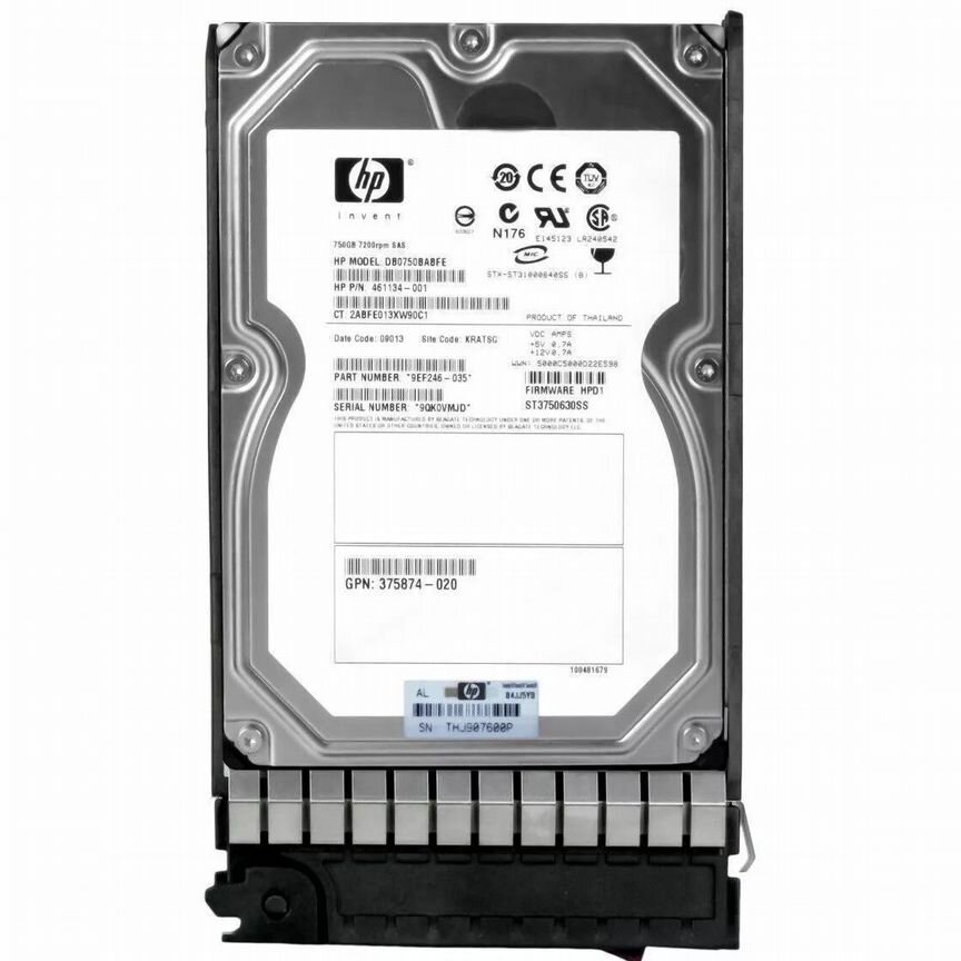 [DB0750BABFE] Жесткий Диск Hp 750gb Sas 3,5" Hdd Db0750babfe