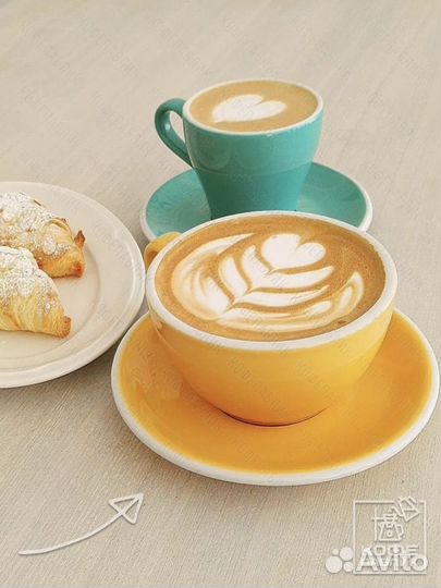 Кофейная пара Loveramics Egg 300 мл, цвет Yellow (Жёлтый)