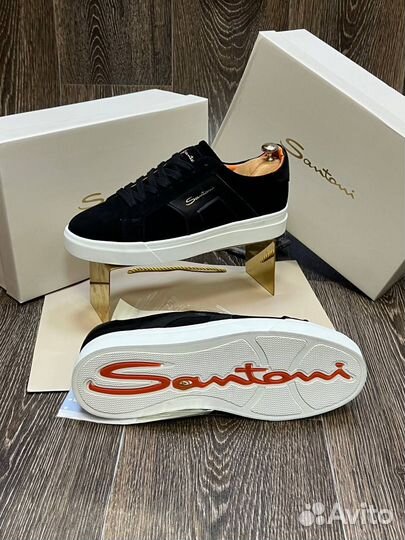 Кроссовки мужские santoni оригинальные