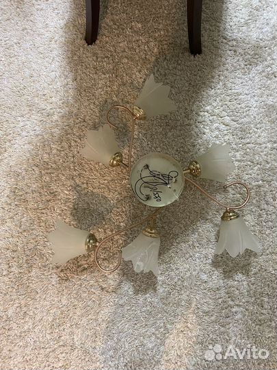 Люстра потолочная бу