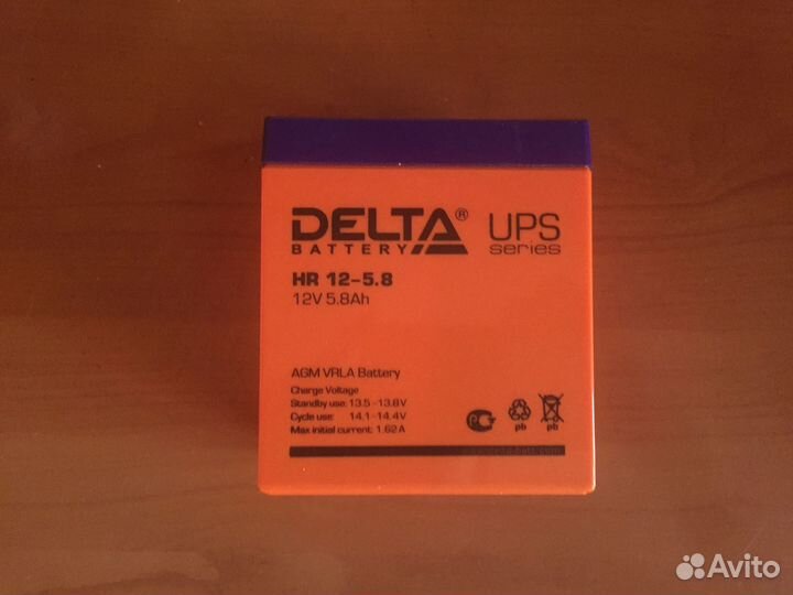 Аккумуляторная батарея Delta HR 12-5.8