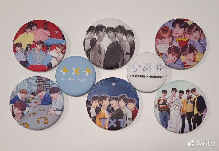 Значки BTS, blackpink, TXT, EXO, NCT, monsta X