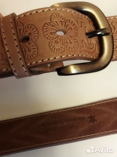 Ремень женский кожаный
