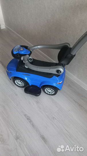 Детская машинка каталка с ручкой