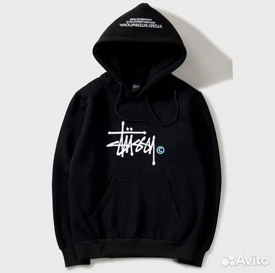 Худи Stussy v2 Черное