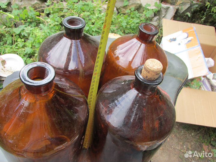 Бутыль 5-10-20-30-40 литров Бутылка Емкость стекло