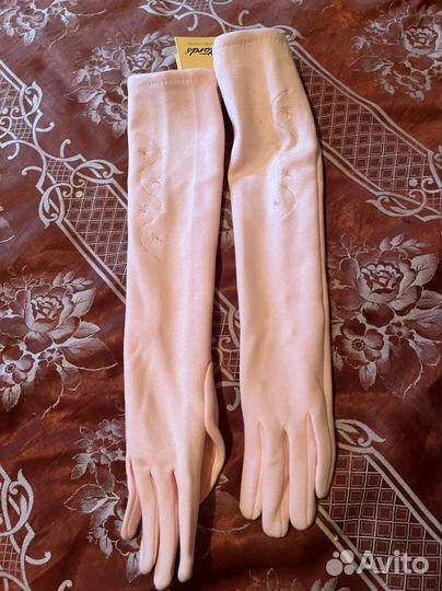 Перчатки женские длинные