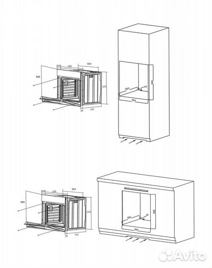 Электрический духовой шкаф новая