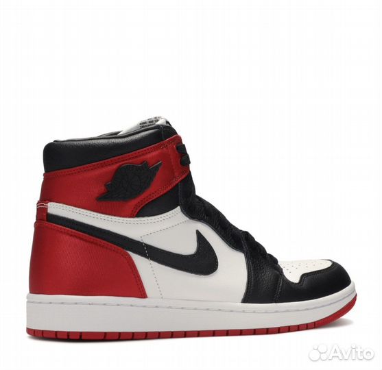 Кроссовки Nike air Jordan 1 High Satin Black Toe