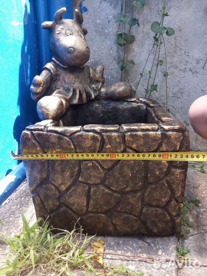 Кашпо из бетона