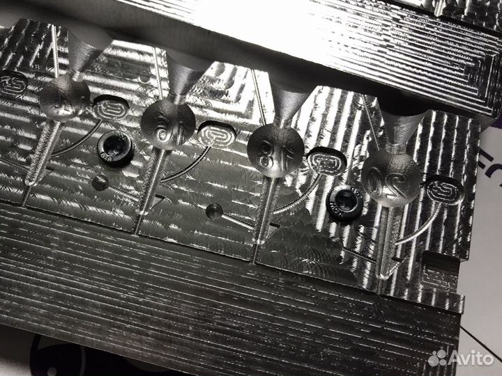 Форма чпу для литья джиг-головок (10-20 г)