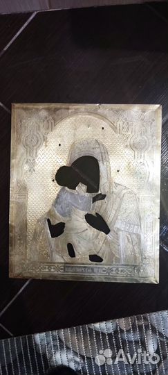 Старинный большой оклад икон