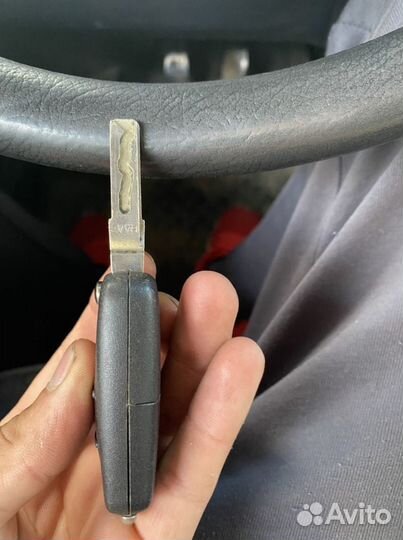 Ключ зажигание skoda