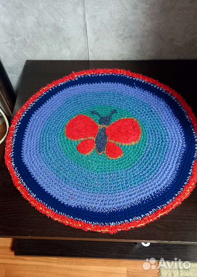 Коврики вязаные крючком