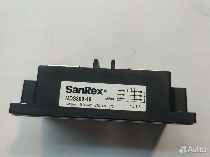 Диодный трёхфазный модуль md300-16