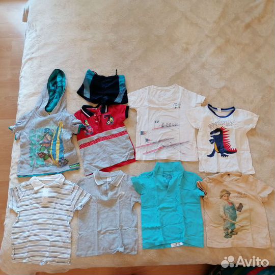 Вещи пакетом для мальчика 104, 110, 122 размер
