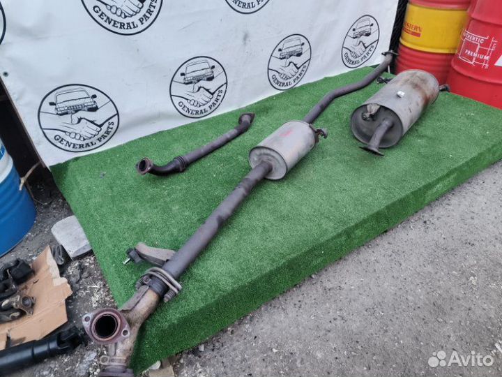Глушитель в сборе Toyota Alphard MNH10 1MZ 2005