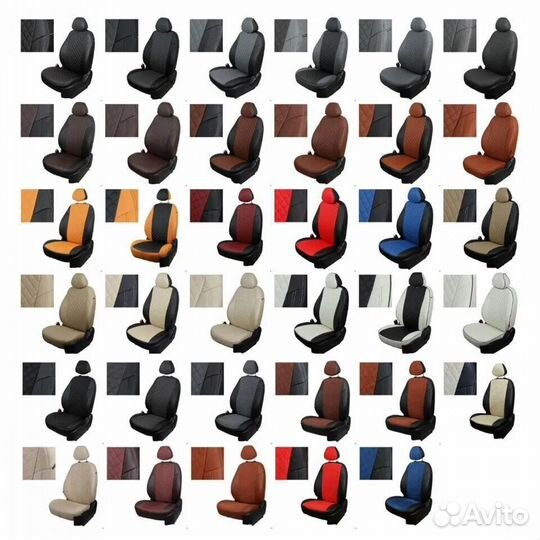 Чехлы на сидeния для Opel Zafira B 2005-2014