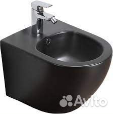 Биде подвесное Azario Grado черный AZ-0046