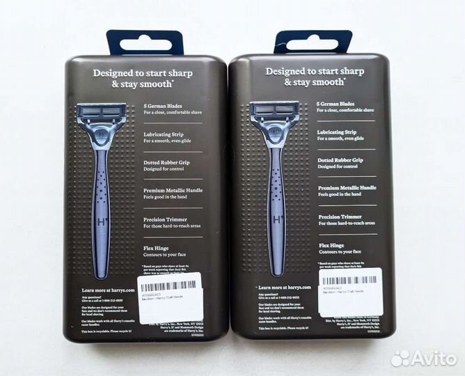 Набор станок Harry's Craft Handle и 2 картр из США