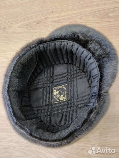 Норковая шапка мужская