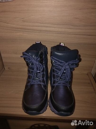 Ботинки зимние 32р темно синие