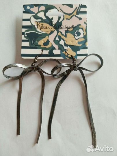 Серьги бижутерия