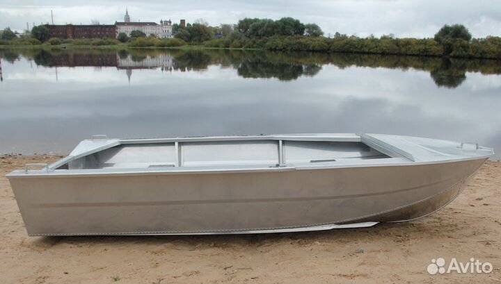 Алюминиевая лодка Мста-Н 3 м., новая, с вёслами