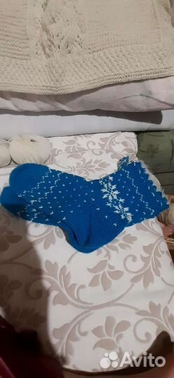 Носки вязаные шерстяные