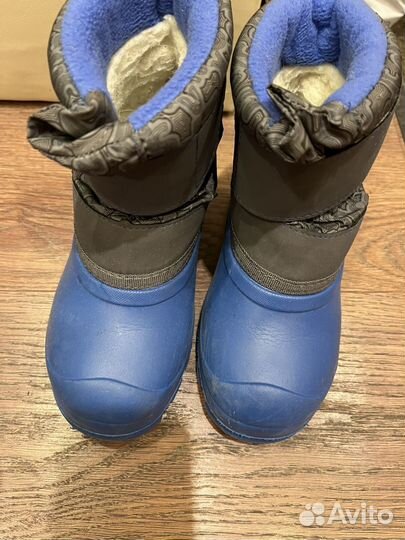 Сапоги зимние детские резиновый низ