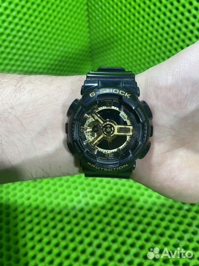 Наручные часы casio G-Shock GA-110GB-1A, черный
