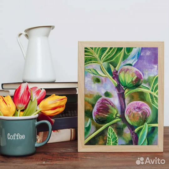 Картина маслом на холсте натюрморт 