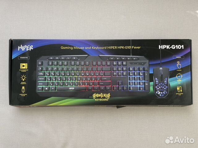 Игровая клавиатура и мышь