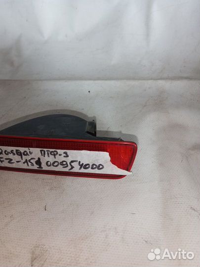 Фонарь противотуманный задний Nissan Qashqai