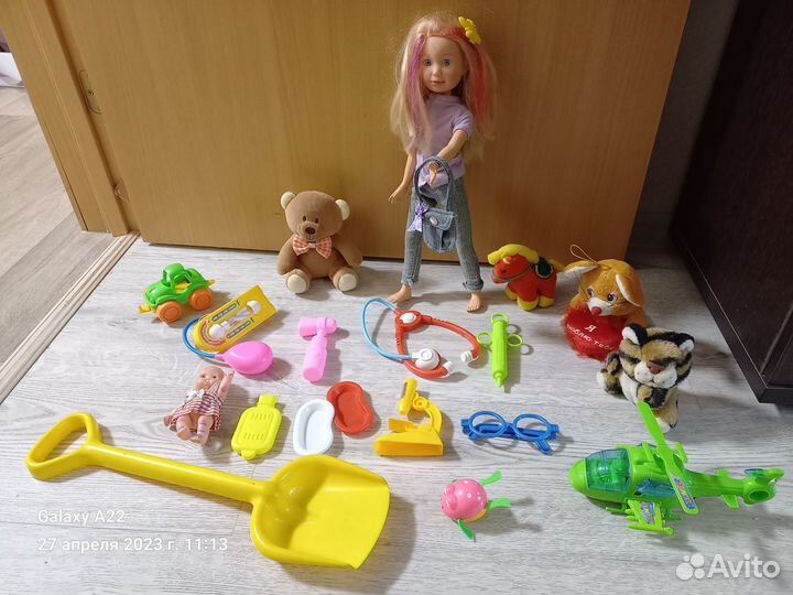 Детские игрушки пакетом для девочки