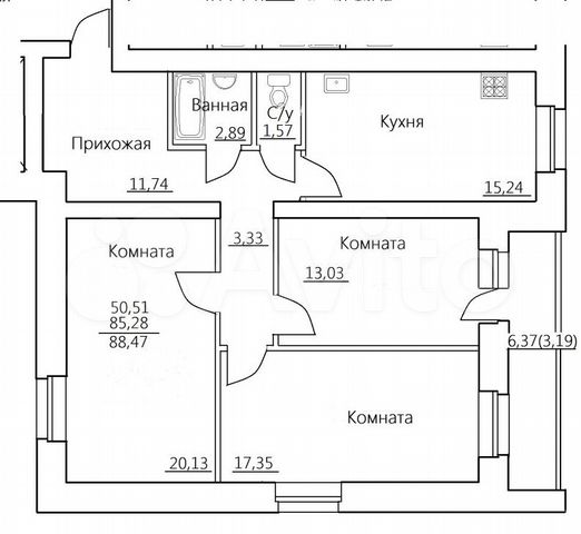 3 квартиры череповец