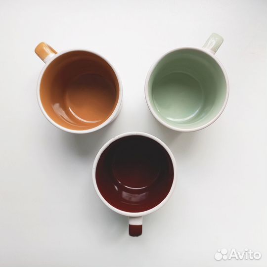 Набор красивых кружек 3 шт