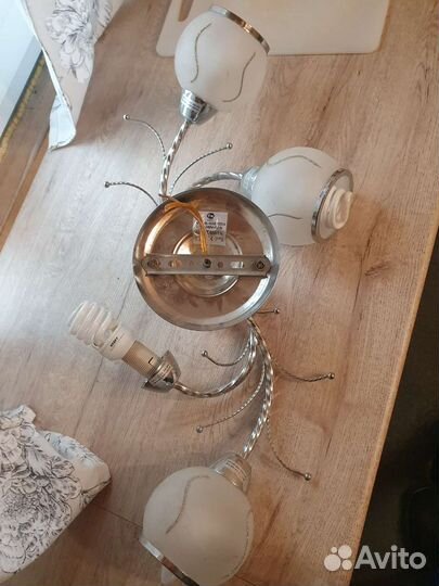 Люстра потолочная бу