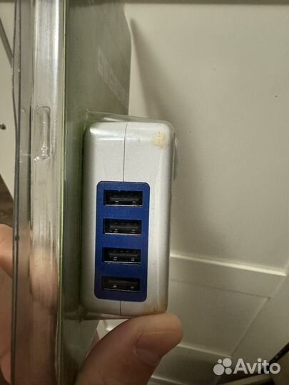 Зарядка Сетевой адаптер на 4 usb