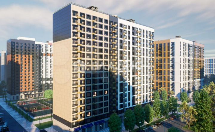 3-к. квартира, 91,7 м², 6/17 эт.