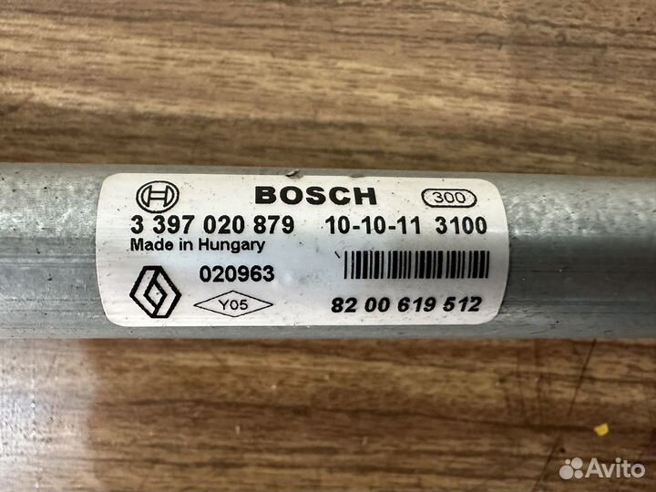 Трапеция дворников renault logan