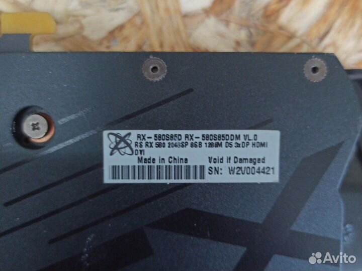 Видеокарта rx580 8gb